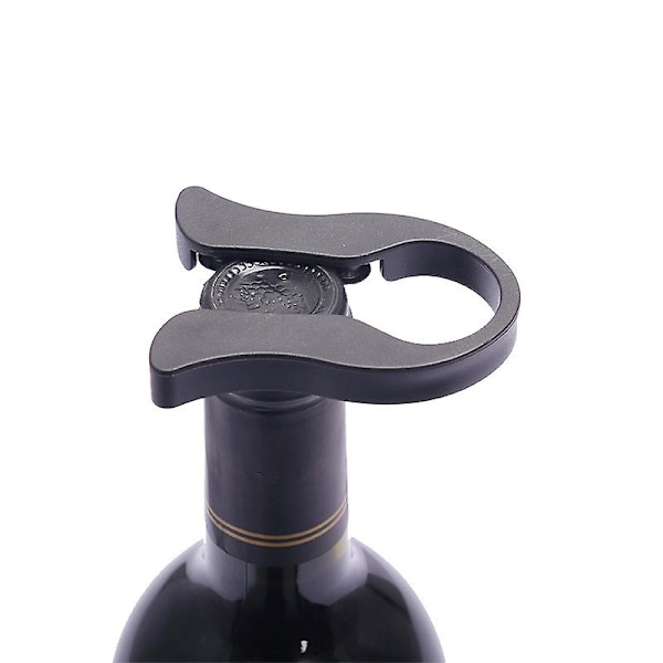 Vinflasköppnare, Kapsylöppnare, Vinflasköppnare, Vinflasköppnare Kapsylöppnare Vinpapper för att ta bort aluminiumfolie från vinflaskor (2-pack, svart)