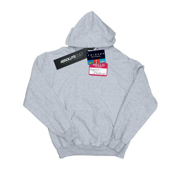 Friends Regina Phalange namnbricka för män hoodie S Sports Grey S