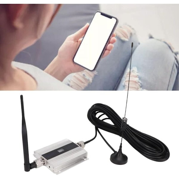 Mobilsignalforstærker og 5G 4G LTE Repeater-antenne med stemme- og dataforbedring, signalforstærkning (EU-stik)-XM4-