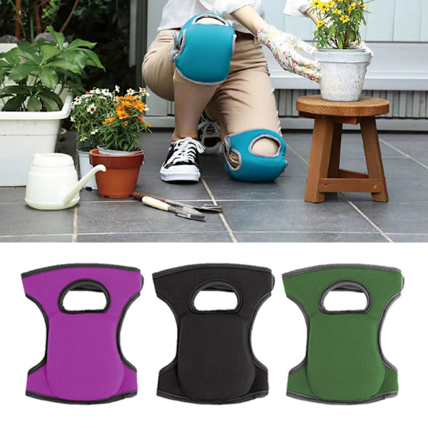 Knebeskyttere for hagearbeid Myke knebeskyttere i minneskum-XF2- black
