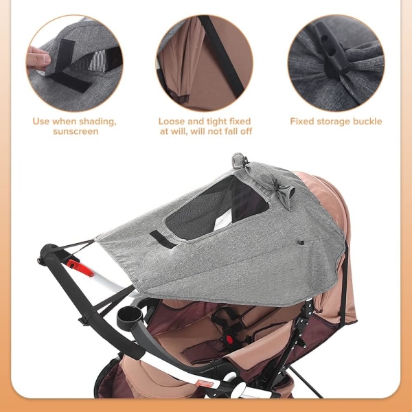Solskydd for barnvagn, Solskydd for barnvagn, UV 50