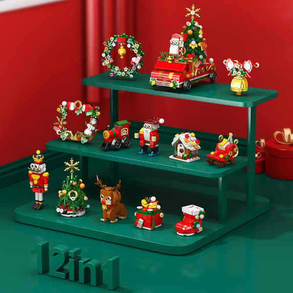 1 st julbyggsten blindlåda present jul liten present kreativ barn