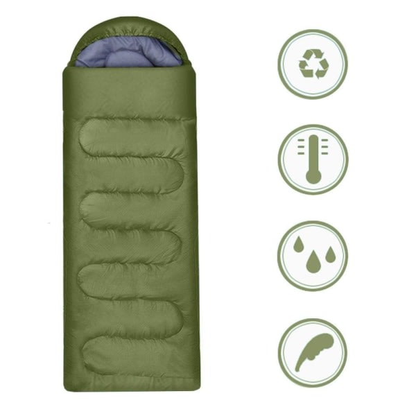 Soveposer for voksne, enkelt voksen konvolutt Sovepose for 3 sesonger Lett camping fotturer