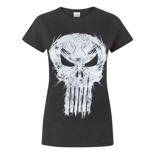 The Punisher Dam/Ladies Logo T-shirt XXL Sort XXL