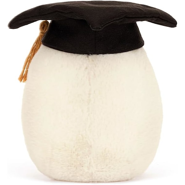 Jellycat Amuseables Kokt Ägg Student Gosedjur, 14 cm - Matplysch - Rolig Examenspresent{EE}-XF7-