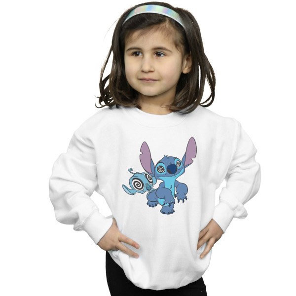 Disney Girls Lilo And Stitch Hypnotized Sweatshirt 5-6 år Bl Black 5-6 år