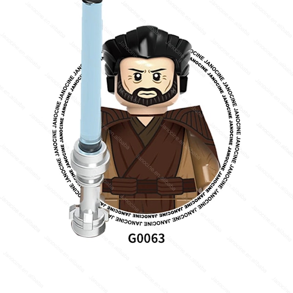SW Rymdkriget Darth Mini Actionfigurer Klonsoldat Droider Jedi Anakin Skywalker Byggklossar i Plast Set Barnpresent G0063-Count Dooku