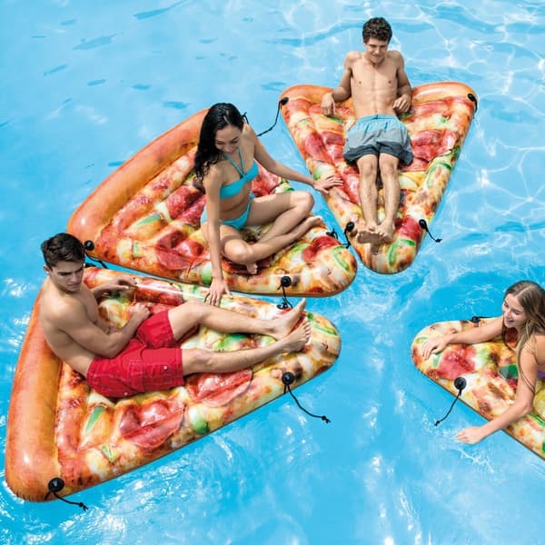 Oppblåsbar pizza - 175x145 cm