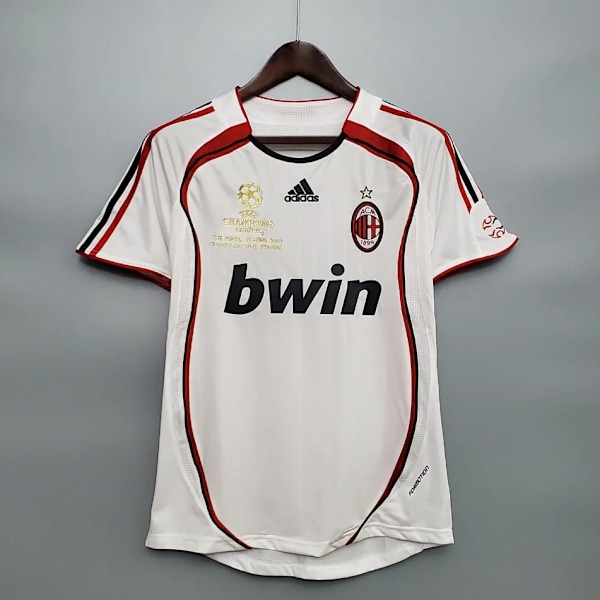 AC MILAN 2007 CHAMPIONS LEAGUE FINAL Retro Fotbollströja för Herrar, S-2XL S