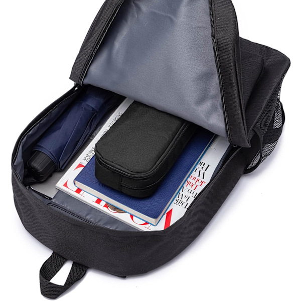 Pennetaske med stor kapacitet Æstetisk penneetui Office Stationery Organizer Enkel holdbar multifunktionel pennetaske til voksne - sort
