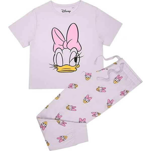 Disney Dame/Ladies Wakey Daisy Duck Pyjamassett M Lys Rosa M