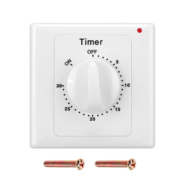 AC 220V Timerpumpe Høy ytelse Elektronisk styring Mekanisk nedtellingsuttak Tidbryter - 30min