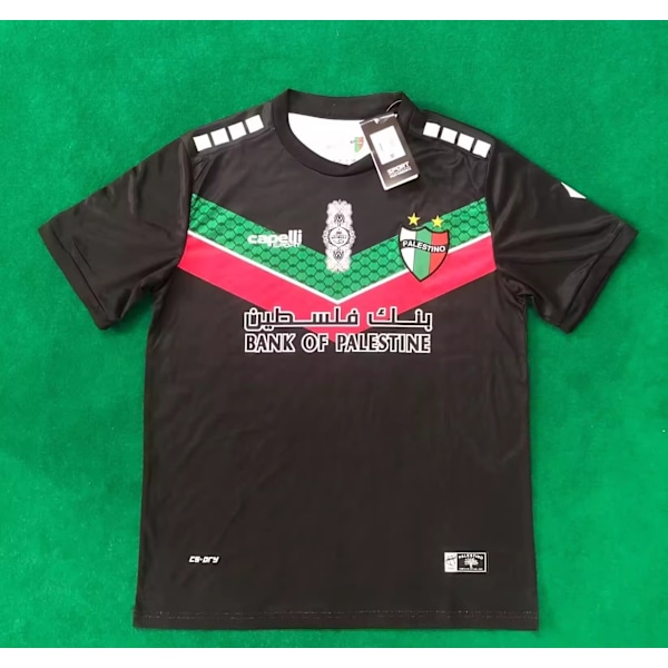 Palestina fotbollströja 2023/24 Hemmatröja Bortatröja Svart LL L L 2223 away