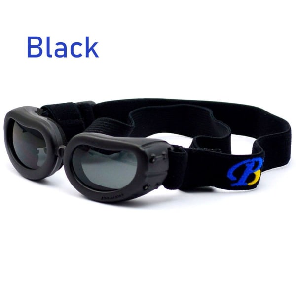 Liten Hund Solglasögon Goggles SVART black