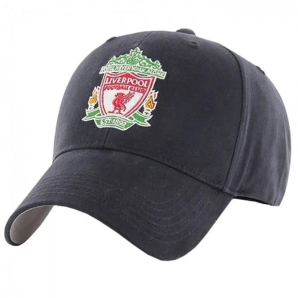 Liverpool FC Crest cap One Size Marinblå Navy One Size
