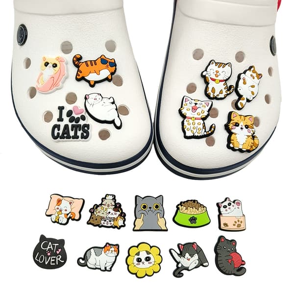 18 stk. Crocs-pins - Til Crocs - Crocs-charms - Crocs-dekorasjon