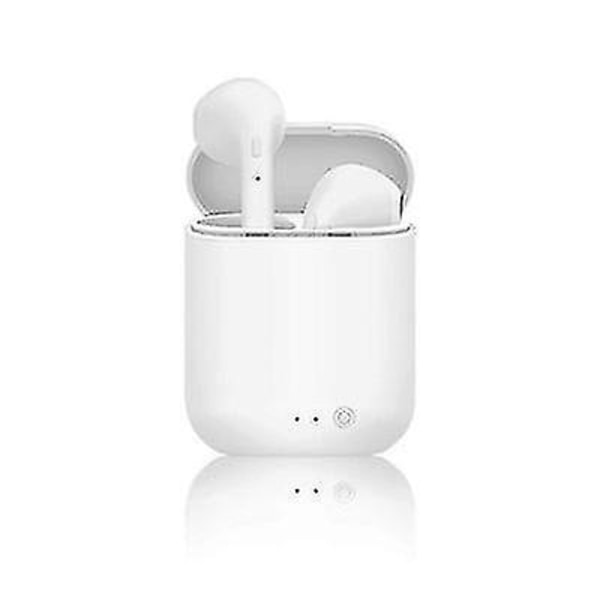 Trådlösa hörlurar Bluetooth 5.0 hörlurar Vattentäta hörlurar Sport hörlurar Musik Headset vit