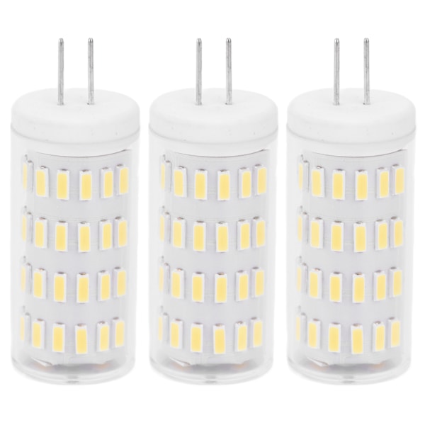 3-pack G4 LED-lampa 5W T3 JC-typ Dubbelstift Bas AC DC12-24V Dimbar Utomhus Landskapslampa Varmvitt Ljus