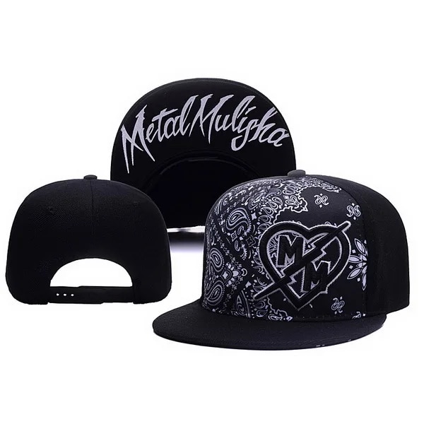 Skull Hat med flad skygge Hip-hop Hat Tide Baseball Cap Mode Sport Cap Tide