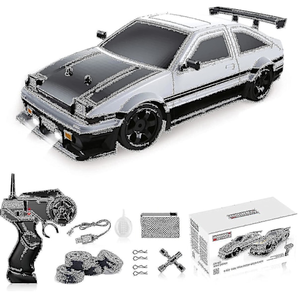 Ae86 1/16 RC-drift-auto Hihti nopeus Kaukosäädin Drift-auto Lapsille ja Aikuisten, 100% Uusi AE86