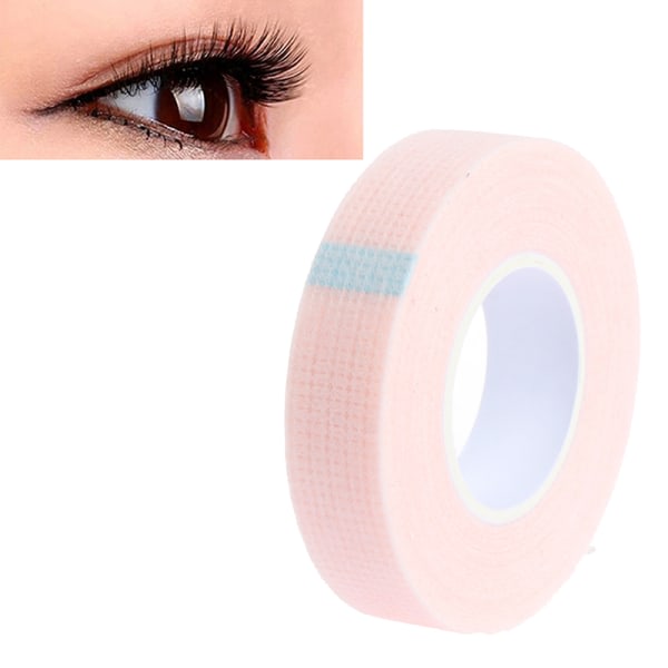 1×Hål Andas impad øjenfransförlængningstejp Eye Pad Tool Pink