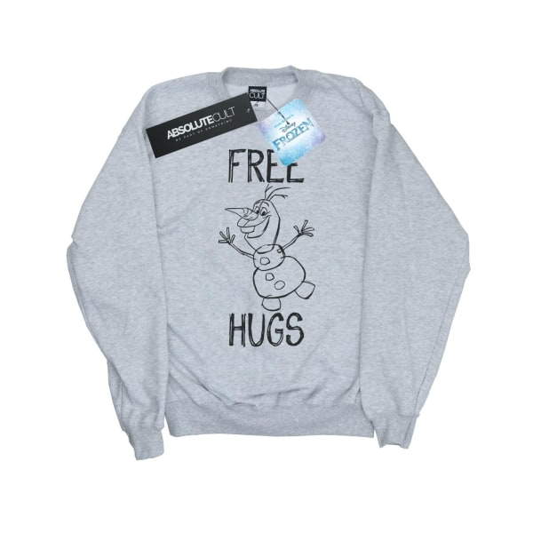 Disney Herre Frozen Olaf Hugs Sweatshirt 3XL Sports Grå 3XL