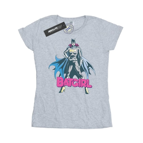 DC Comics Ladies/Ladies Batgirl Pose T-paita puuvillaa L Urheilu Gr Urheilu Harmaa L