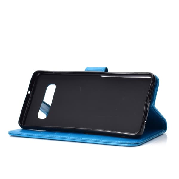 Samsung Galaxy S10 - Mandala Pung Etui - Blå Blue Blå
