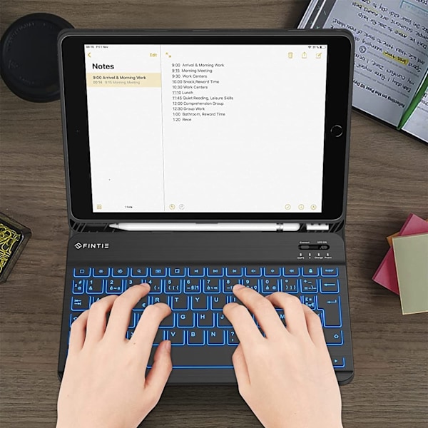 Tastatur til iPad 10,2\" 9./8./7. generation [fransk QWERTY], sort