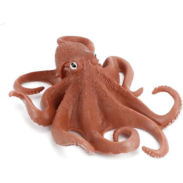 Simulerad bläckfisk modell figurleksak, realistiskt Sea Life Animal