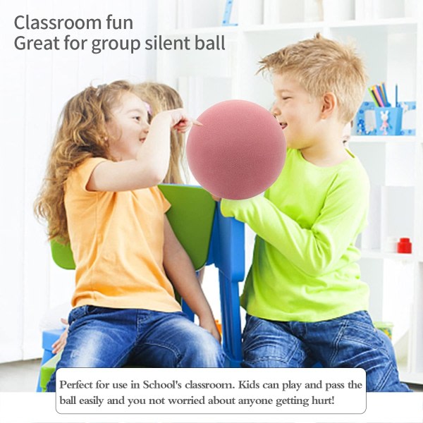 7" obelagd högdensitetsskumboll - Kids Foam Sports Ball - Mjuk, let og let at greppa tyst skumboll for yngre barn