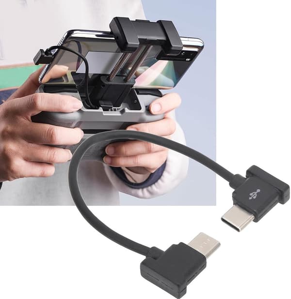 Adapterkabel Drönare Fjärrkontroll Typ C 15 cm för DJI Mavic Air 2 Mini 2