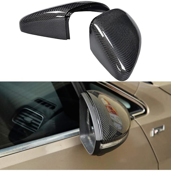 Sidospegelkåpor i kolfibermönster, för Golf MK7 MK7.5 Golf 7 R 2013-2020