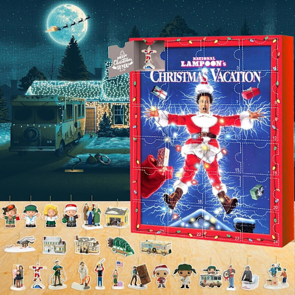 National Lampoon's Juleferie Adventskalender 2024, 24 dages julekalender, indeholder 24 gaver