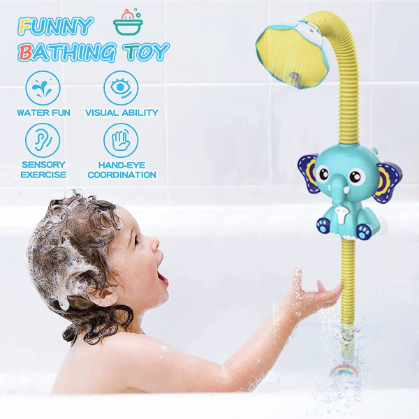 Elephant Baby Bathtub Toy, Battery Powered Water Pump Electric S