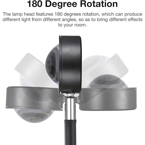 LED-projektionsgulvlampe Rød solnedgangslampe Stemningslys Natlampe-XF4-