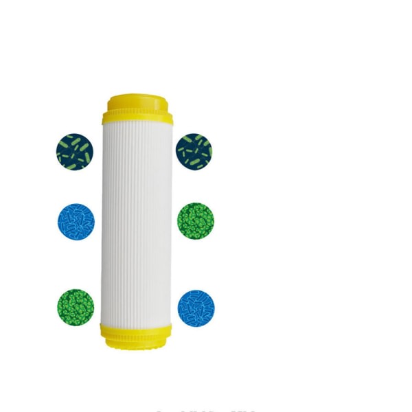 10 tommers kolonnefilter, aktivert kull, kompatibel med husholdningsvannfiltre