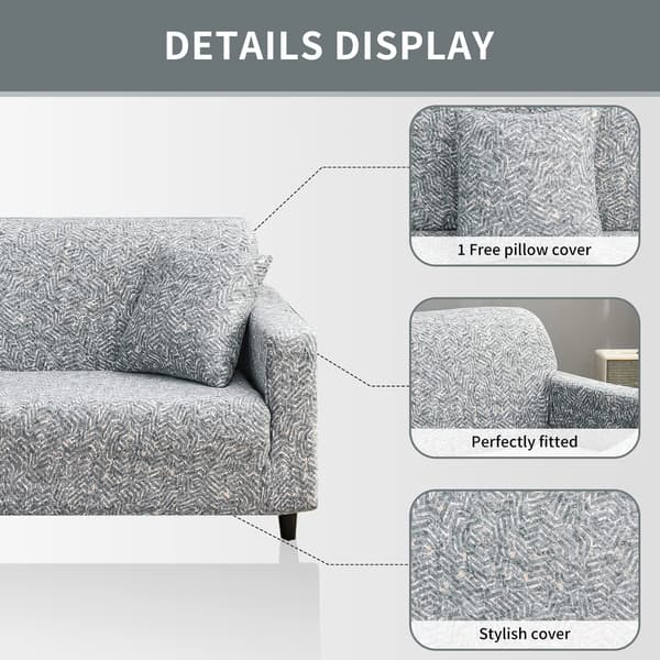 Sofaovertrekk 3-seters elastisk sofaovertrekk-XF9-