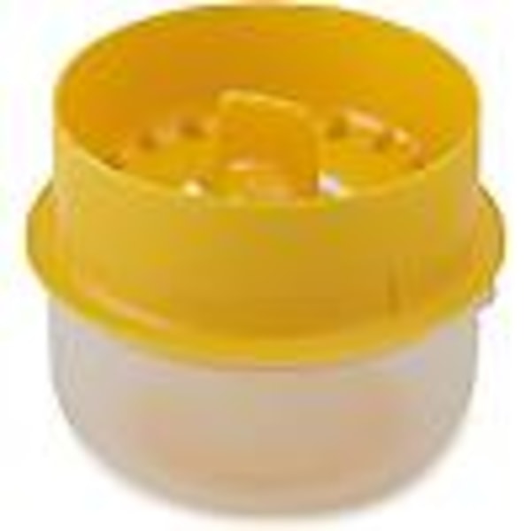 Äggseparator, äggvätskefilter, gul, 13 X 7,1 cm