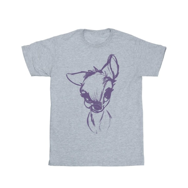 Disney Boys Bambi Mood T-Shirt 12-13 år Sports Grå 12-13 år