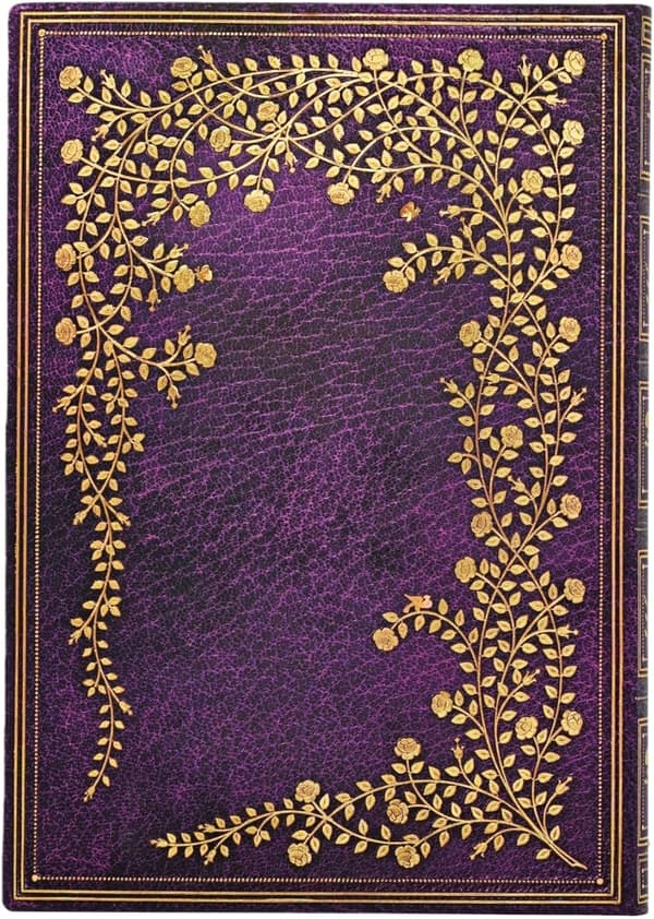New York Rose (Gilded Age) Midi foret blød notesbog (elastikbåndlukning)