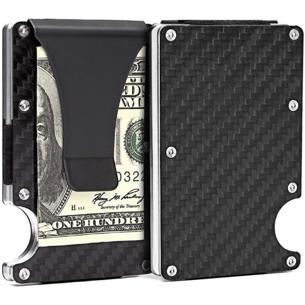 Luottokorttikotelon lompakko, miesten ultraohut metallityyli