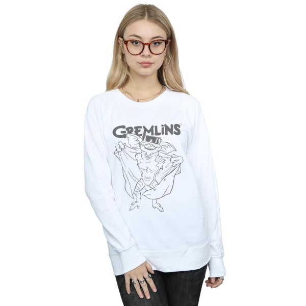 Gremlins Ladies/Ladies Spike´s Glasses collegepaita M Valkoinen Valkoinen M