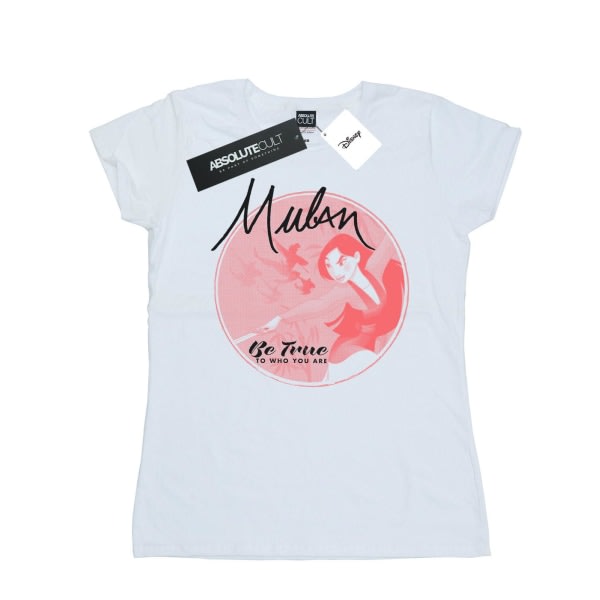 Disney Dame/Dame Mulan Be True Cotton T-Shirt XXL Hvit XXL