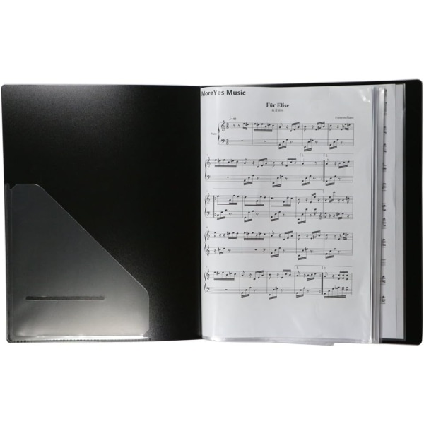 Musikmapp / nothållare - för förvaring, A4-format