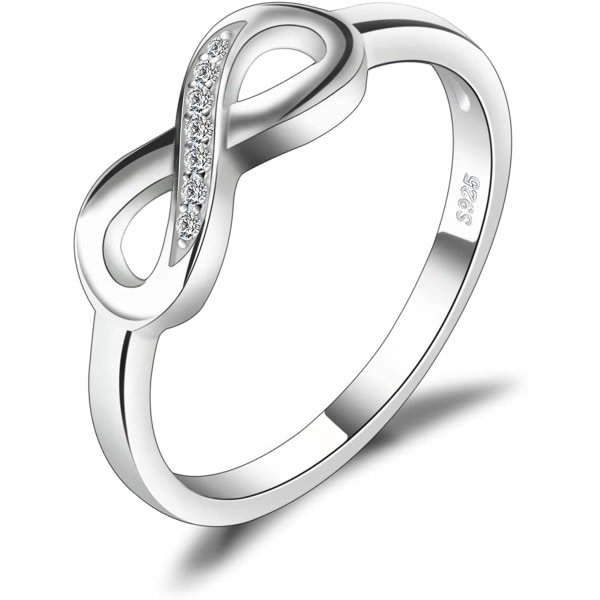 Palace Infinity Forever Love Knot Promise Ring for Her, 925 Ster