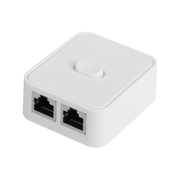 Netværksswitch 2 porte - RJ45 Network Selector Box
