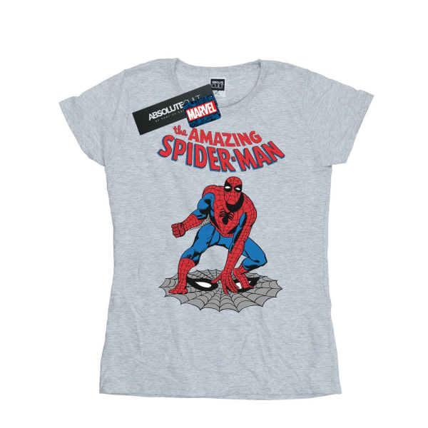Marvel Womens/Ladies The Amazing Spider-Man Bomuld T-shirt L Sp Sports Grå L