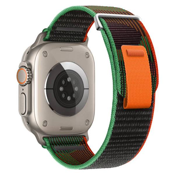 Trail Loop-armband för Apple Watch Band 44mm 40mm 45mm 41mm 42 44 45 mm Sportarmband iwatch Ultra 2 49mm series 9 8 se 7 6 5 4 3 Black Unity Black Unity Black Unity 10 41mm 40mm 38mm