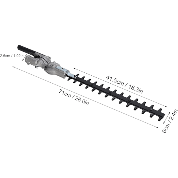 Häcksaxar, 26 mm sladdlösa häcksaxfästen, bladfästen, reservdelar till röjsågar-XF9-